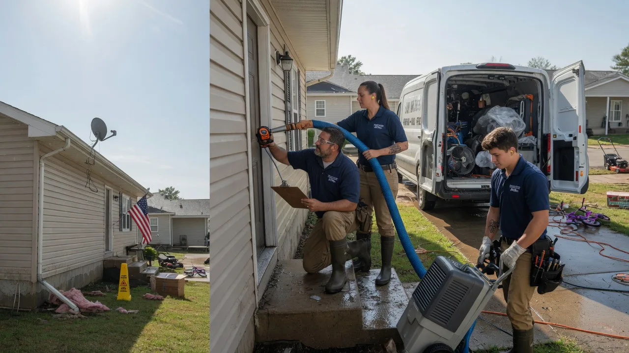 Ceiling Water Damage Restoration in Tunica, LA near me